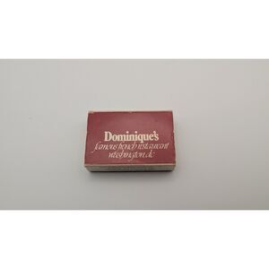 Vintage Dominique's Famous French Restaurant Matchbook